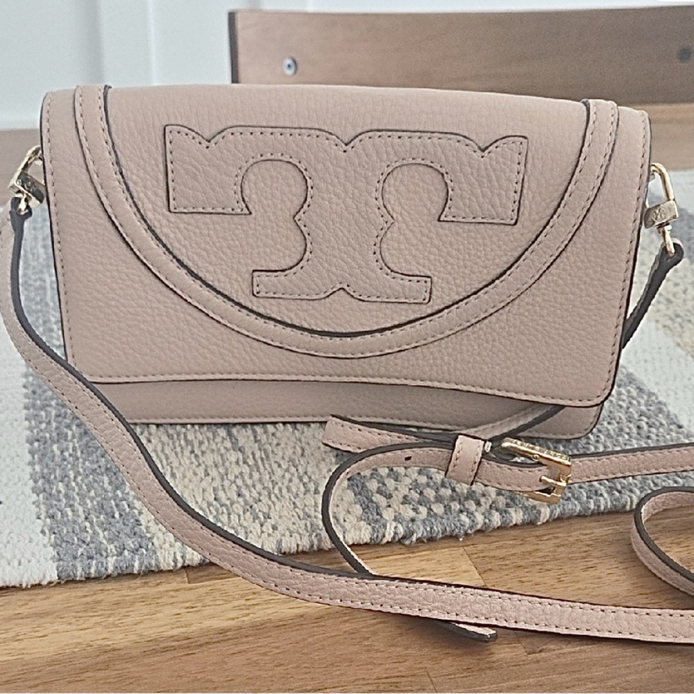 Tory Burch Light Pink Crossbody Bag